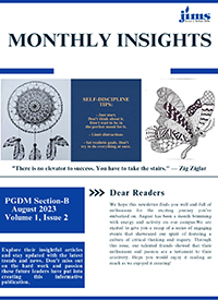 JIMS Rohini PGDM Online newsletter [July 2023]
