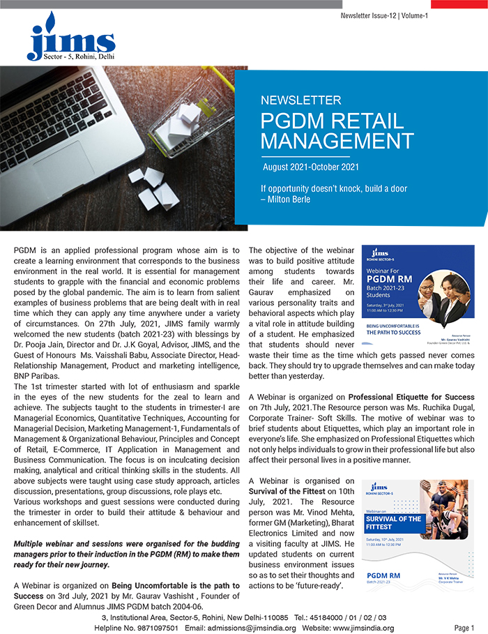 Retail e-Newsletter [Aug-2021-Oct-2021]