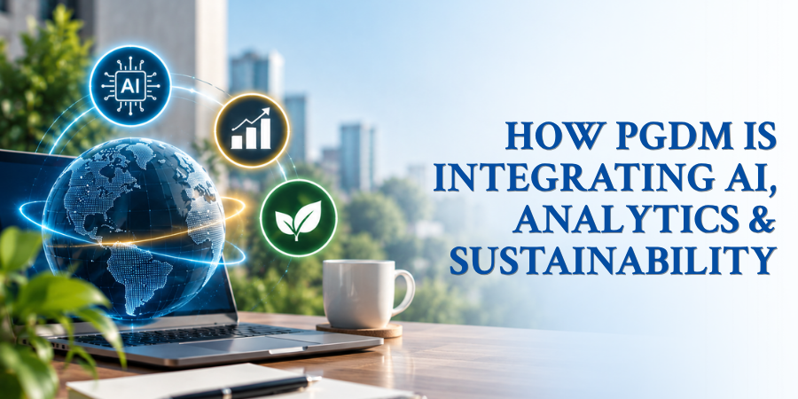 AI analytics sustainability PGDM