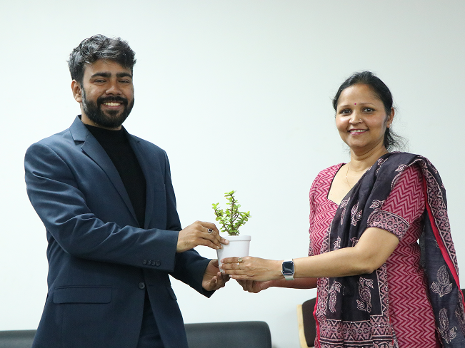 award presentation moment