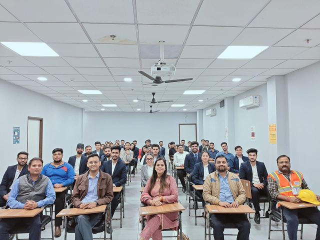 industrial visit at jm baxi