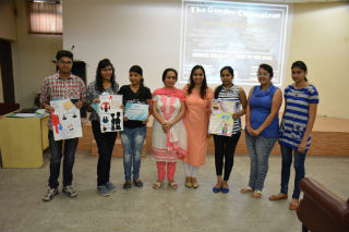 students and guests at JIMS Rohini Delhi